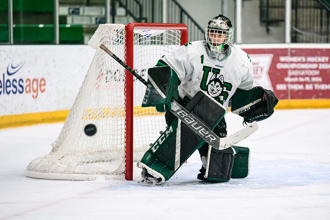 Huskies scoring leader Sophie Lalor will help lead USask’s women’s hockey team as they host the national championship from March 14-17 at Merlis Belsher Place.